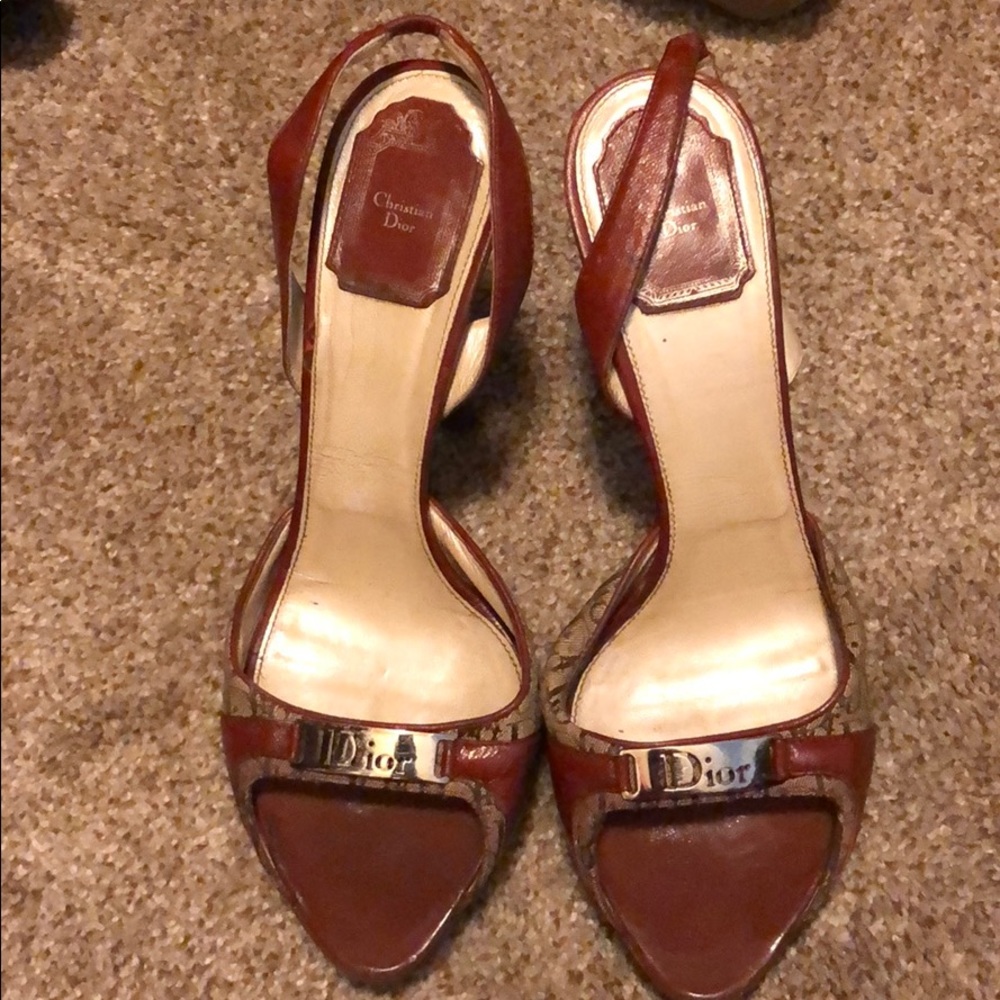Christian Dior Slingback Sandal Shoes